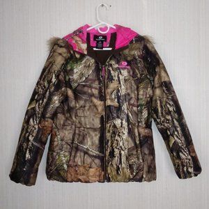 LADIES MOSSY OAK CAMO COAT size MEDIUM 38-40 Pink